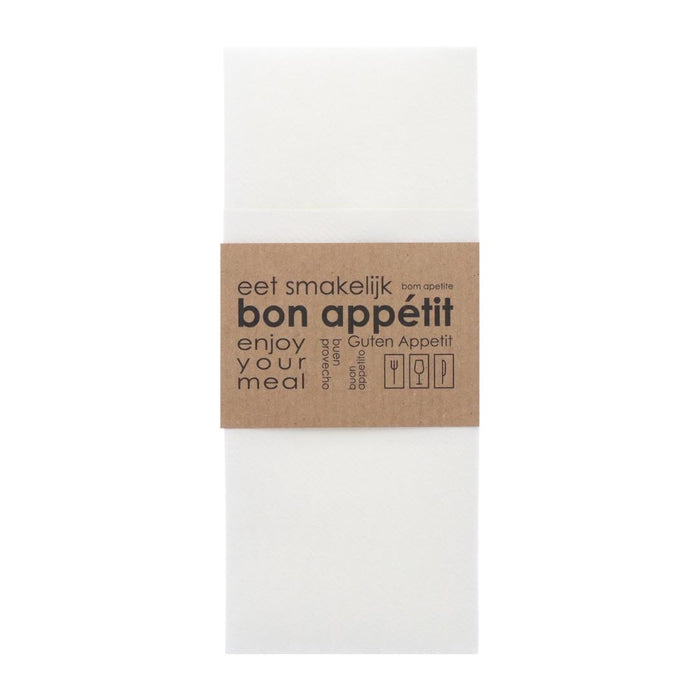 Kangaroo Fold | Airlaid White | Pack Quantity: 50