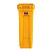 Rubbermaid Slim Jim Bin with Venting Channels Yellow 87Ltr Slim Jim