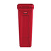 Rubbermaid Slim Jim Bin with Venting Channels Red 87Ltr Slim Jim