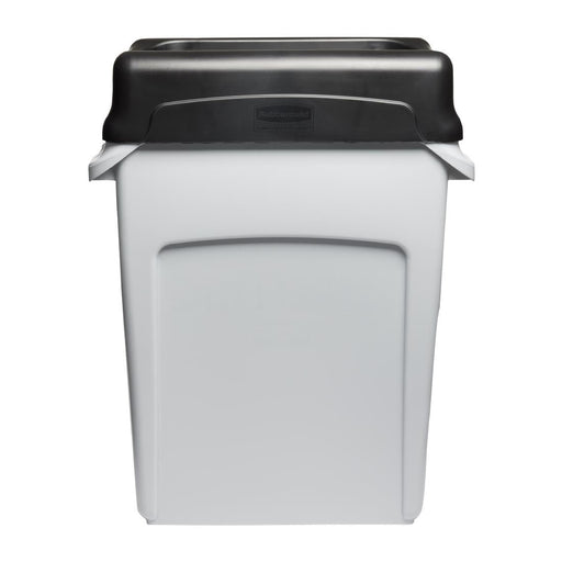 Rubbermaid Slim Jim Swing Black Lid Slim Jim