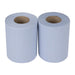 Nisbets Essentials Centrefeed Blue Rolls 2-Ply 320 Sheets (2 Pack) Nisbets Essentials