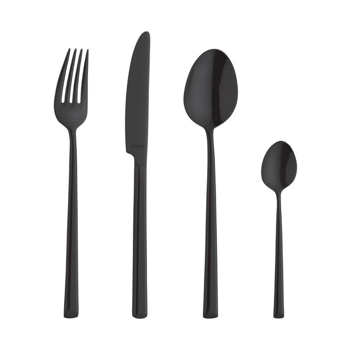 Amefa Metropole Black Medium Teaspoons (12 Pack) Amefa