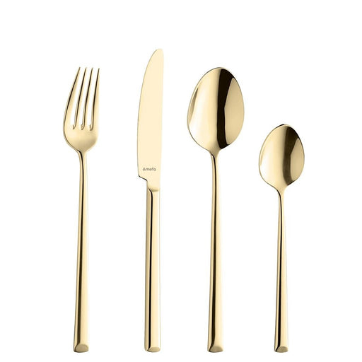 Amefa Metropole Gold Medium Teaspoons (12 Pack) Amefa