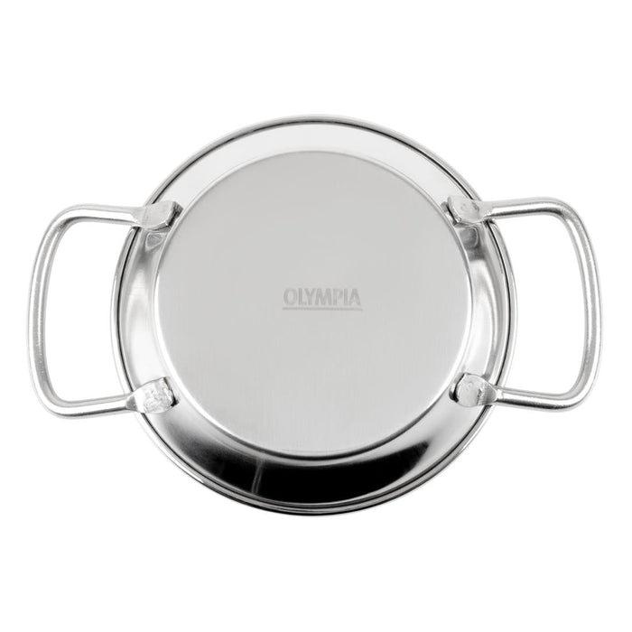 Olympia Table Presentation Mini Paella Pan Stainless Steel 120mm Olympia