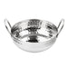 Olympia Table Presentation Hammered Kadai Dish Stainless Steel 200mm Olympia