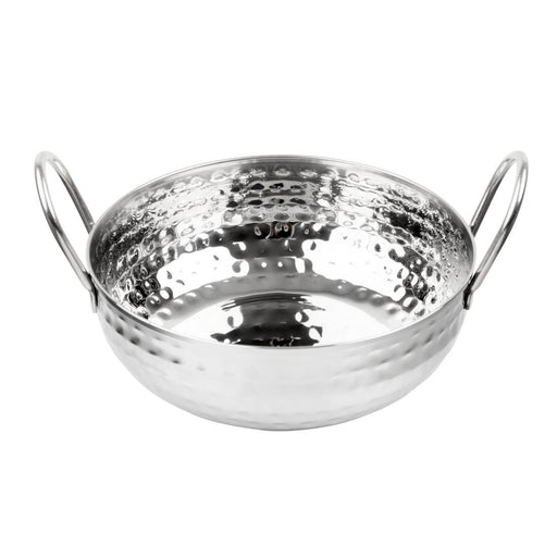 Olympia Table Presentation Hammered Kadai Dish Stainless Steel 170mm Olympia