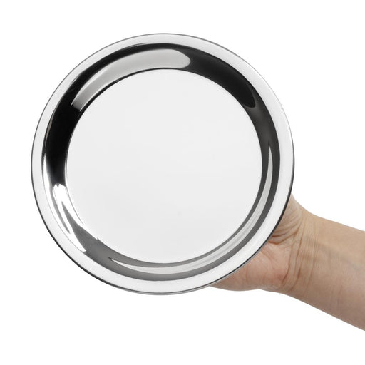 Olympia Round Stainless Steel Tip Tray 150mm Olympia