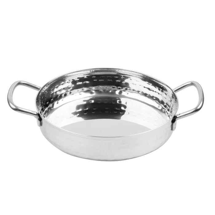 Olympia Table Presentation Handled Dish Stainless Steel Hammered 125mm Olympia
