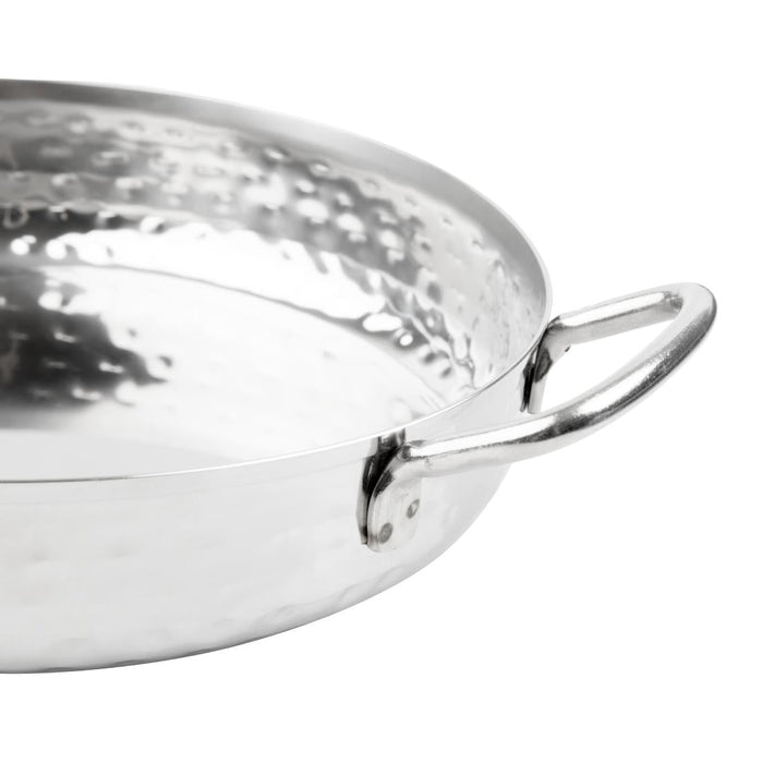 Olympia Table Presentation Handled Dish Stainless Steel Hammered 180mm Olympia