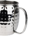 Olympia Barware Hammered Stainless Steel Mug 440ml Olympia