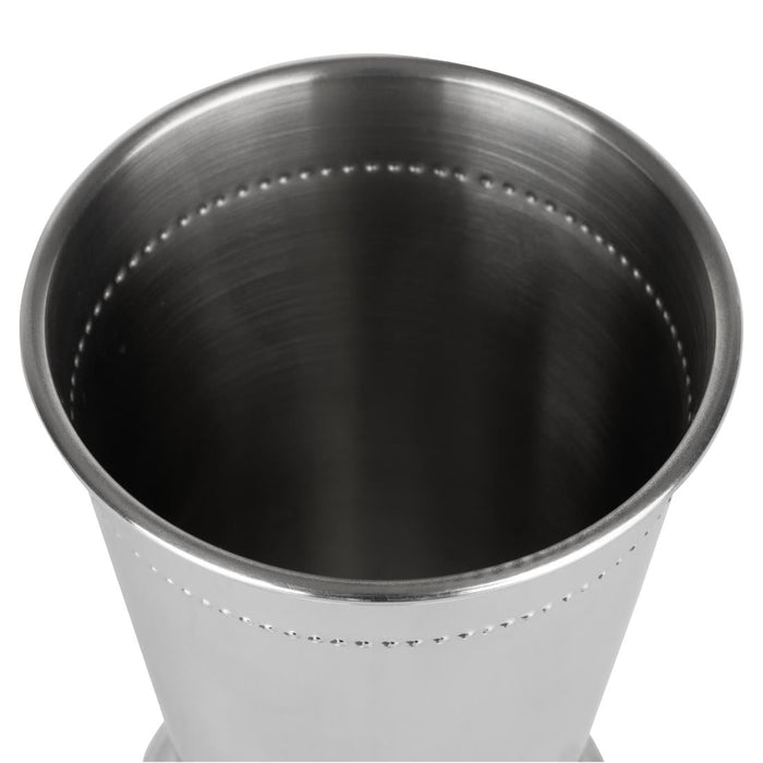 Olympia Barware Beaded Julep Cup Stainless Steel 370ml Olympia