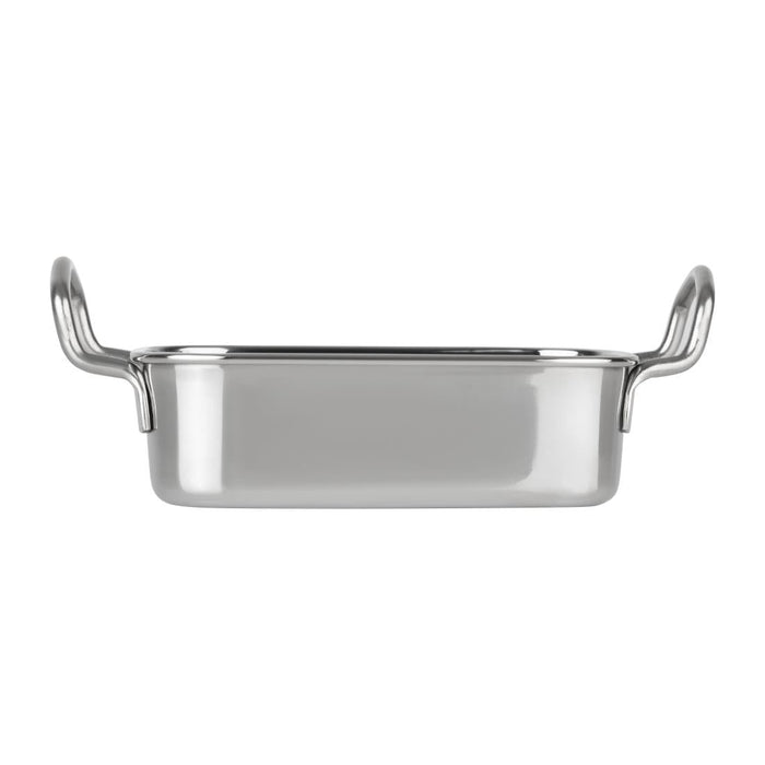 Olympia Table Presentation Rectangular Dish Stainless Steel 140x90mm Olympia