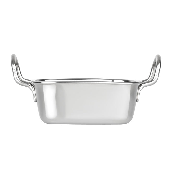 Olympia Table Presentation Square Dish Stainless Steel 115x115mm Olympia
