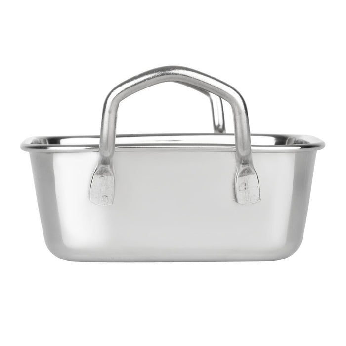 Olympia Table Presentation Square Dish Stainless Steel 115x115mm Olympia