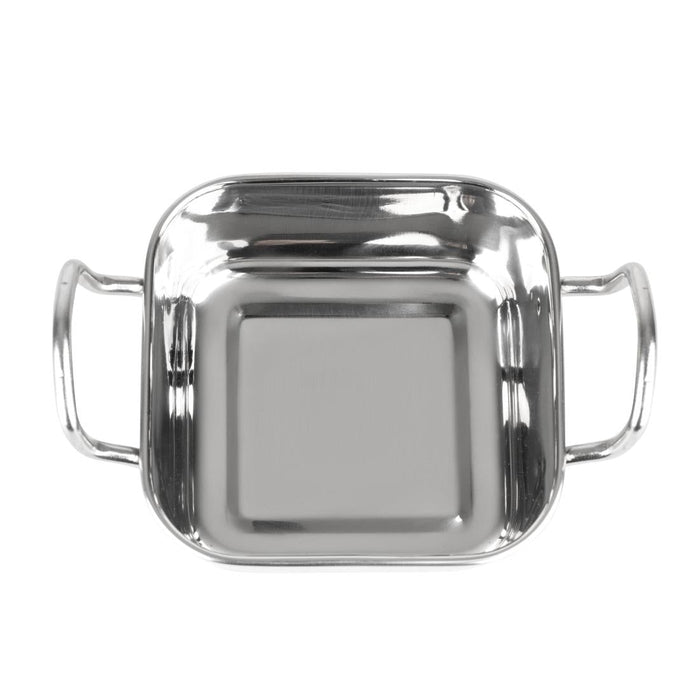 Olympia Table Presentation Square Dish Stainless Steel 115x115mm Olympia