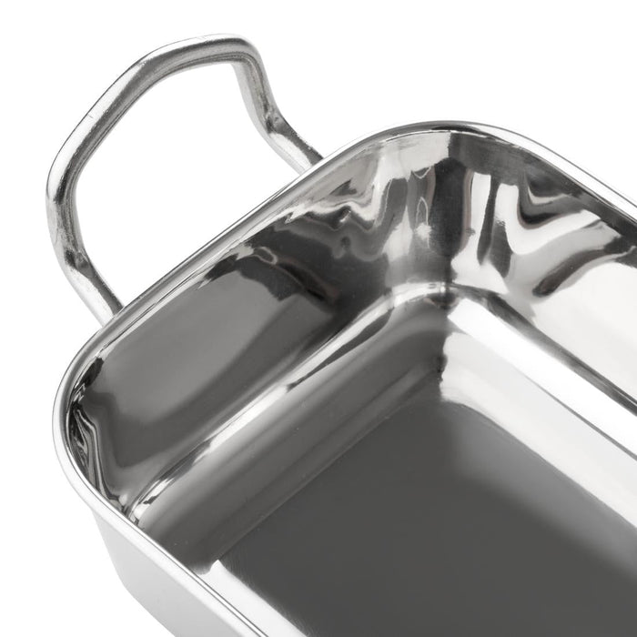 Olympia Table Presentation Square Dish Stainless Steel 115x115mm Olympia