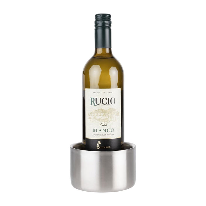 Olympia Double Wall Stainless Steel Wine and Champagne Coaster Olympia