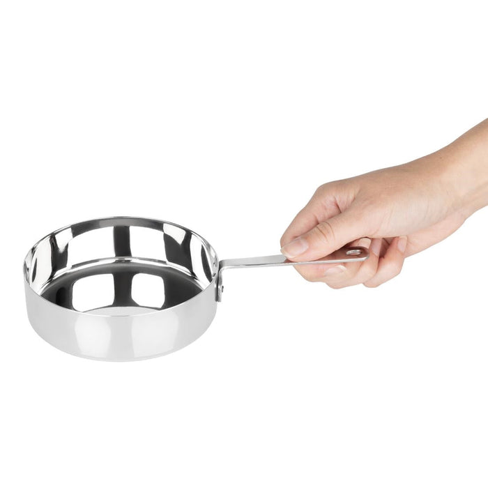 Olympia Table Presentation Stainless Steel Mini Sauce Pan 125x35mm Olympia