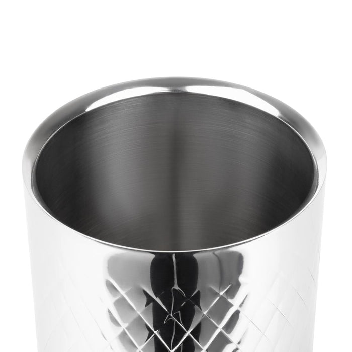 Olympia Geo Double Wall Wine Cooler Stainless Steel Olympia