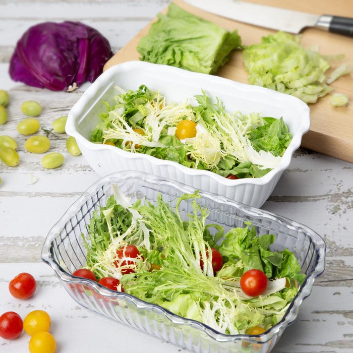 Olympia Kristallon Medium Salad Crock - Clear Olympia