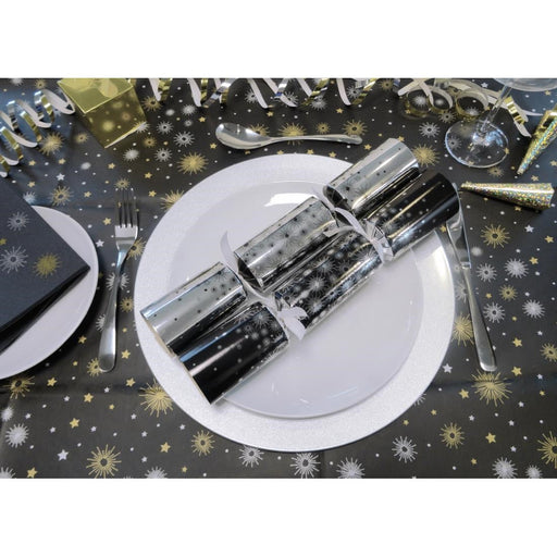 Swantex Lunch Napkins Midnight Sparkle 33x33cm 2ply 1/4 Fold (1000 pack) Swantex