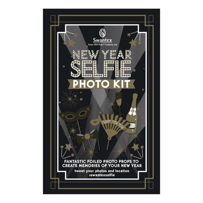 Swantex New Year Selfie Photo Kit (8 Pack) Swantex