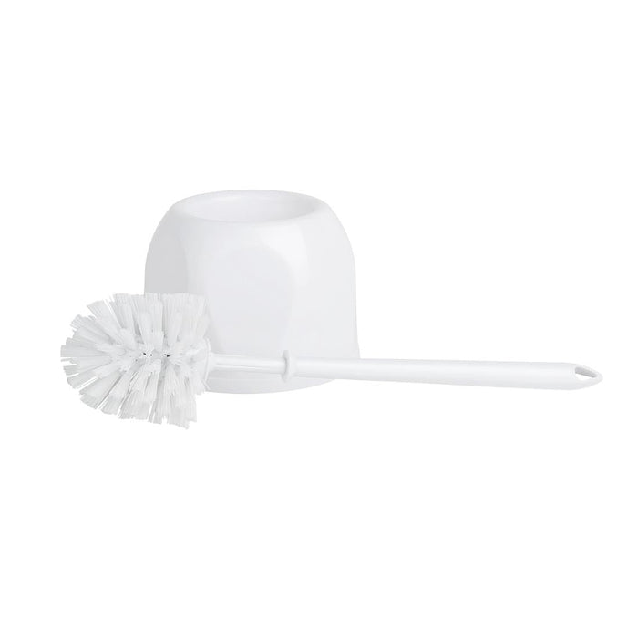 Nisbets Essentials Round Toilet Brush & Holder - White Nisbets Essentials
