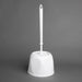 Nisbets Essentials Round Toilet Brush & Holder - White Nisbets Essentials