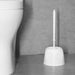 Nisbets Essentials Round Toilet Brush & Holder - White Nisbets Essentials