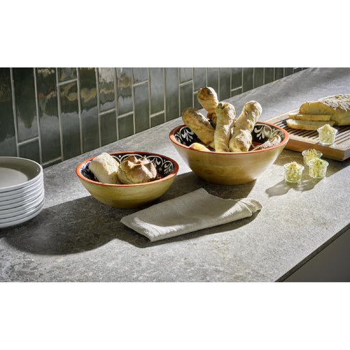 APS Mango Bowl Brown Black and Gold 300x105mm APS