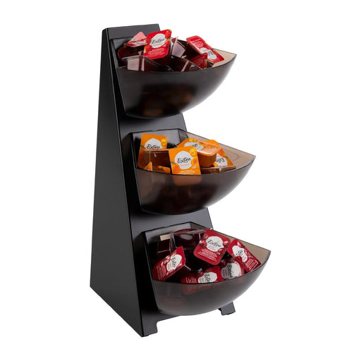 APS Three-Tier Multi Rack Black 190x240x410mm APS