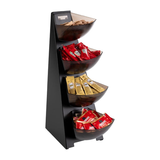 APS Four-Tier Multi Rack Black 190x310x530mm APS