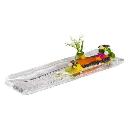 APS Takashi Sushi Board Clear Glass 190x65mm APS