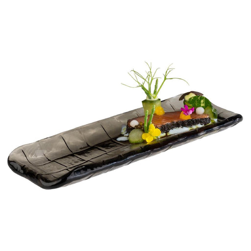 APS Takashi Sushi Board French Grey Glass 190x65mm APS