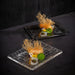 APS Takashi Sushi Board Clear Glass 230x180mm APS