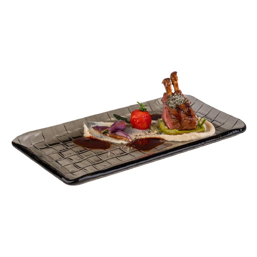 APS Takashi Sushi Board French Grey Glass 295x155mm APS