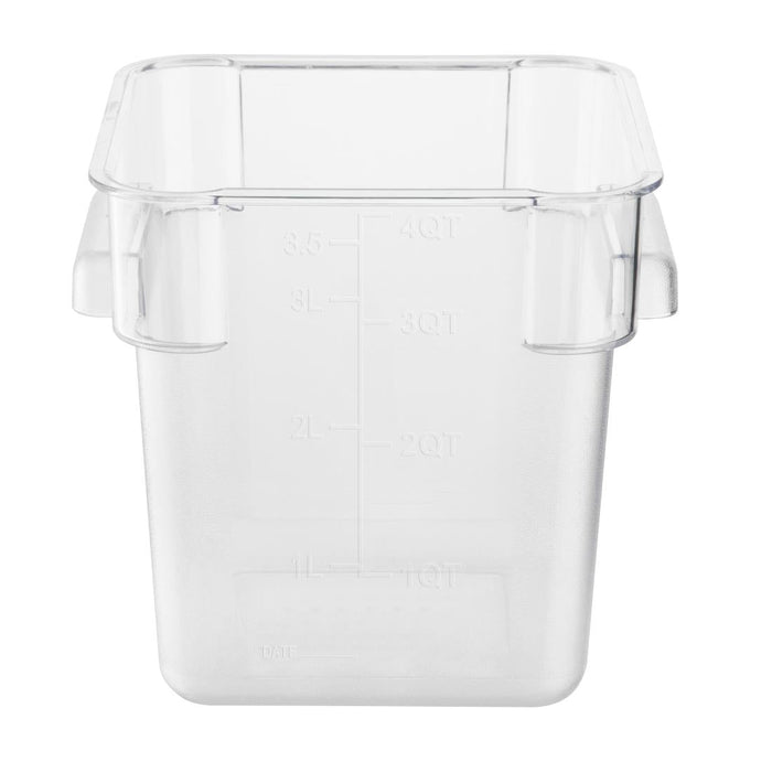 Hygiplas Polycarbonate Square Storage Container 3.5Ltr Vogue