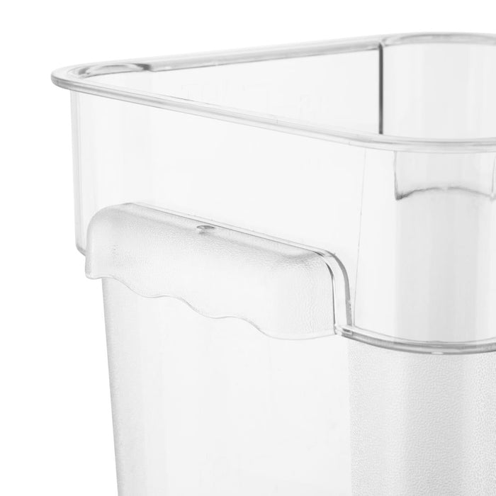 Hygiplas Polycarbonate Square Storage Container 3.5Ltr Vogue