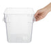 Hygiplas Polycarbonate Square Storage Container 7Ltr Vogue