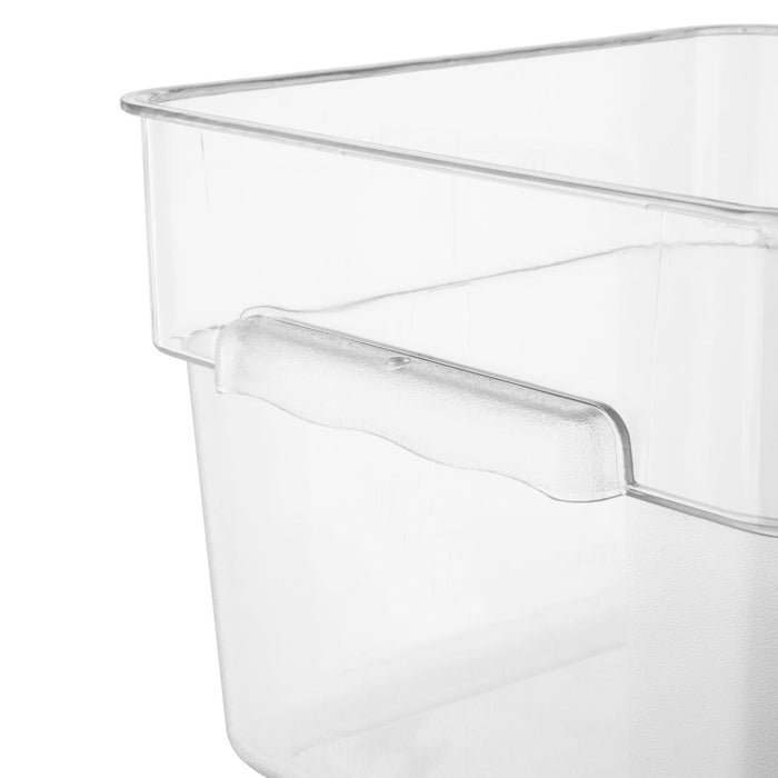 Hygiplas Polycarbonate Square Storage Container 10Ltr Vogue