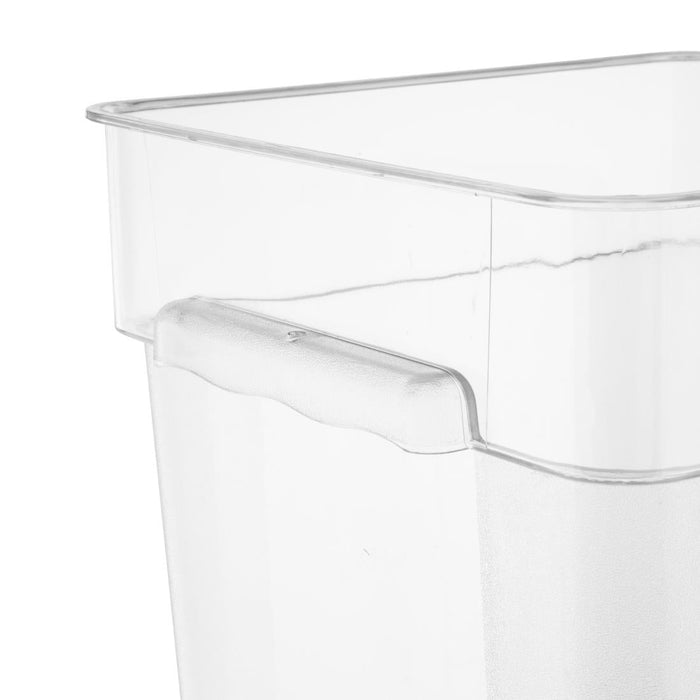 Hygiplas Polycarbonate Square Storage Container 15Ltr Vogue
