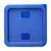 Hygiplas Square Food Storage Container Lid Blue Small Vogue