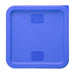 Hygiplas Square Food Storage Container Lid Blue Medium Vogue