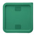 Hygiplas Square Food Storage Container Lid Green Large Vogue