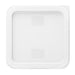 Hygiplas Square Food Storage Container Lid White Small Vogue