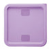 Hygiplas Square Food Storage Container Lid Purple Large Vogue