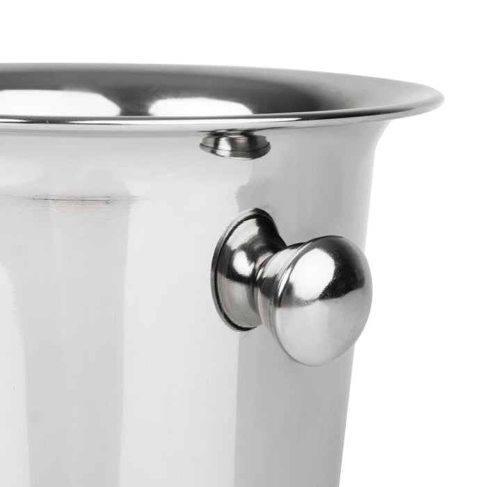 Olympia Mini Fluted Ice Bucket Stainless Steel Olympia