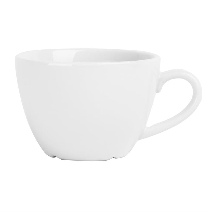 Olympia Whiteware Flat White Cups 170ml (12 Pack) Olympia