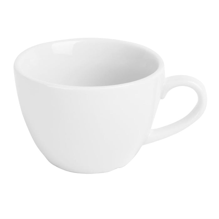 Olympia Whiteware Flat White Cups 170ml (12 Pack) Olympia