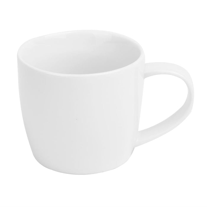 Olympia Whiteware Low Mugs 220ml (12 Pack) Olympia